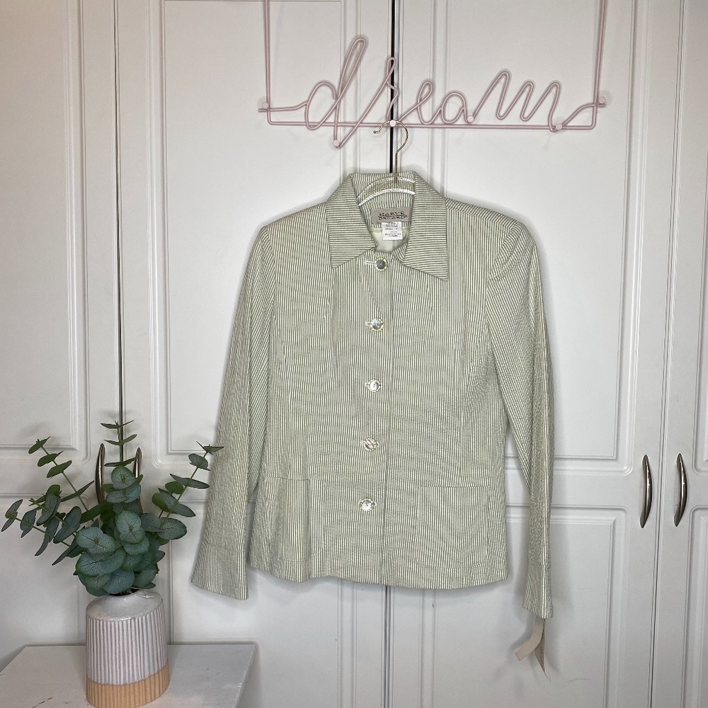 New Harve Benard Women Cashmere Jacket Blazer 6